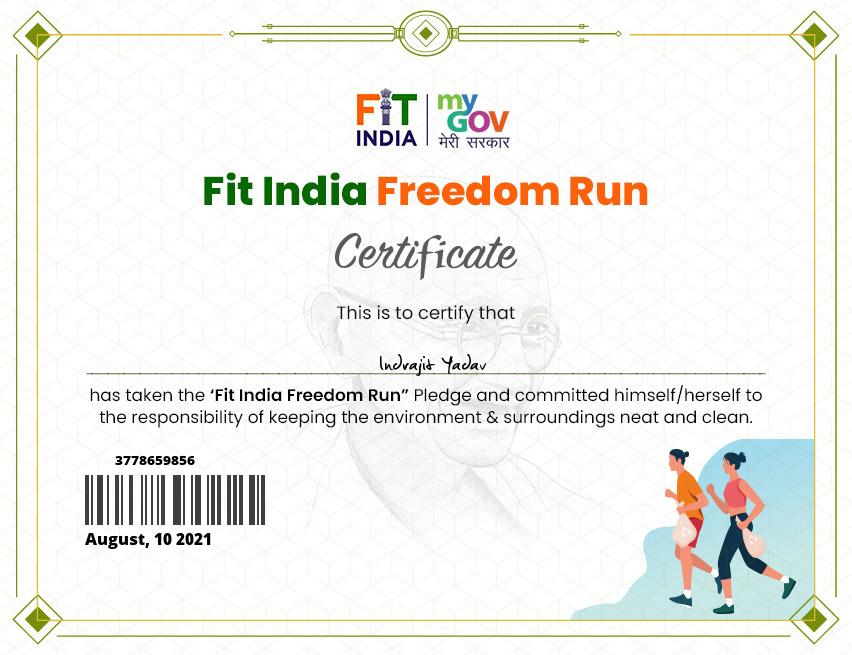 Pledge Certificate 10