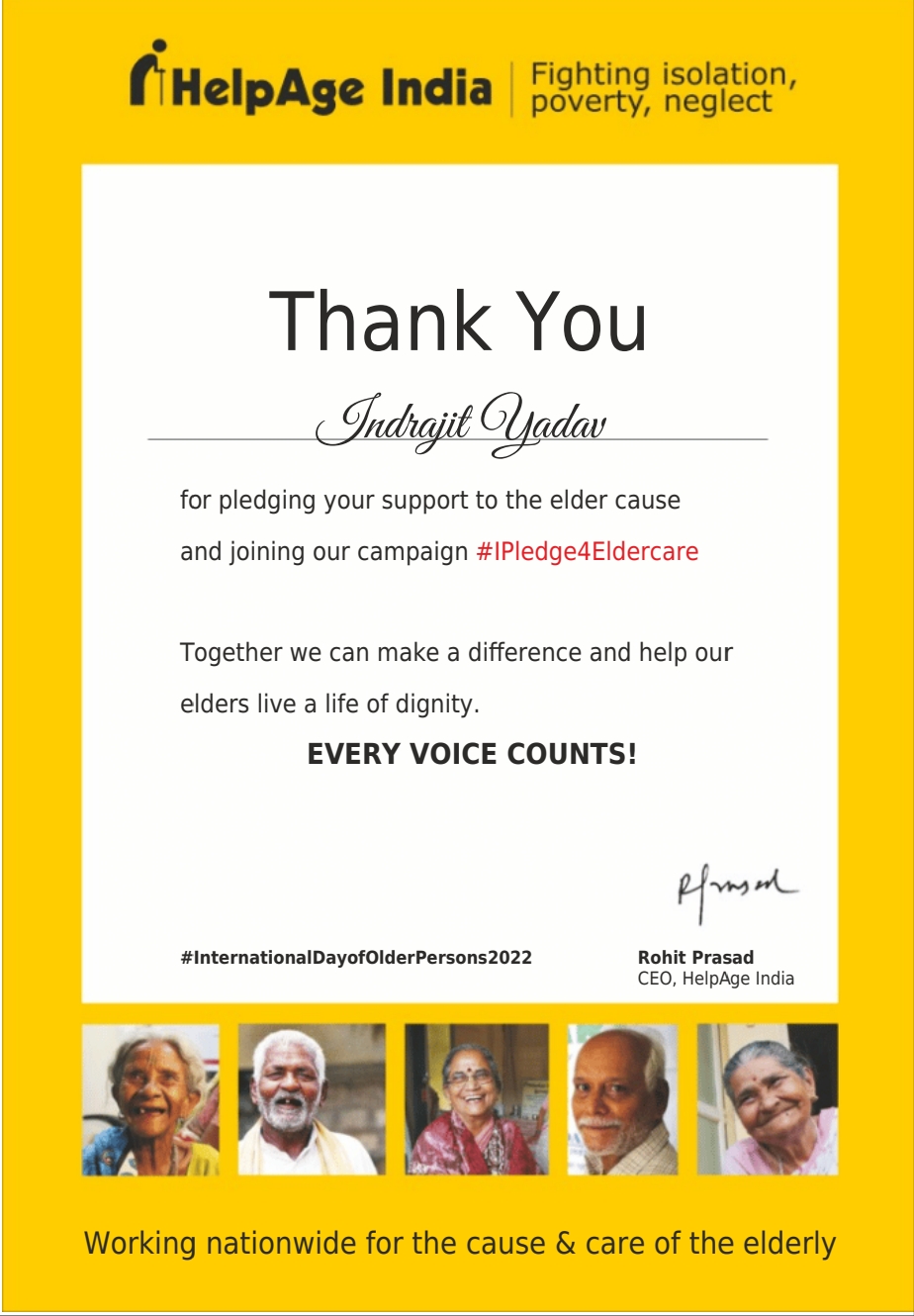 Pledge Certificate 15