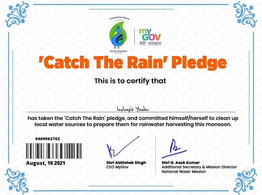 Pledge Certificate 7